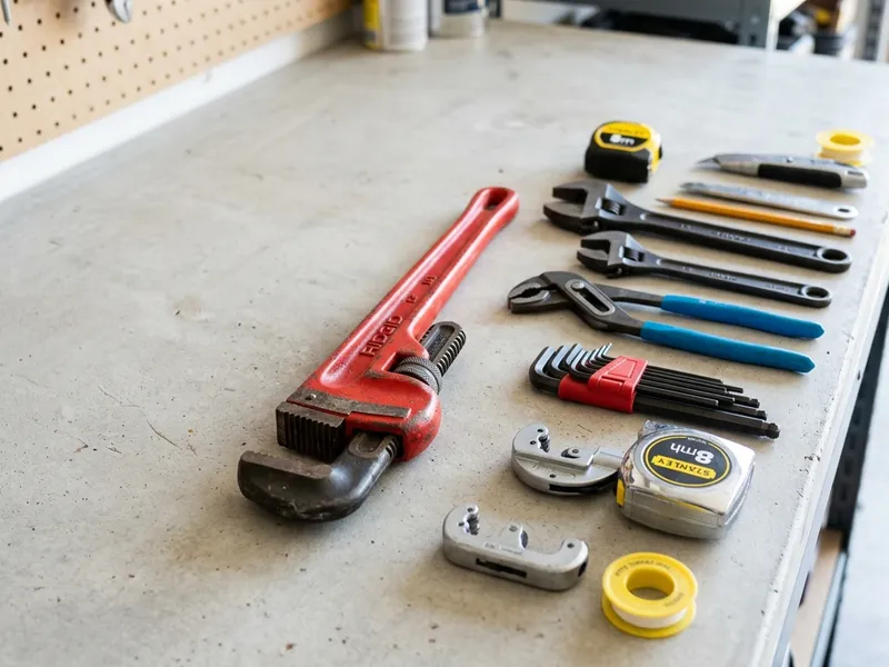 Professional plumbers in Stanwood, MI equipped with top-tier tools for residential and commercial plumbing services.